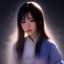 米秀编辑部主编陈晓雨，女性，短发，专业内容平台研究者，表情认真专注